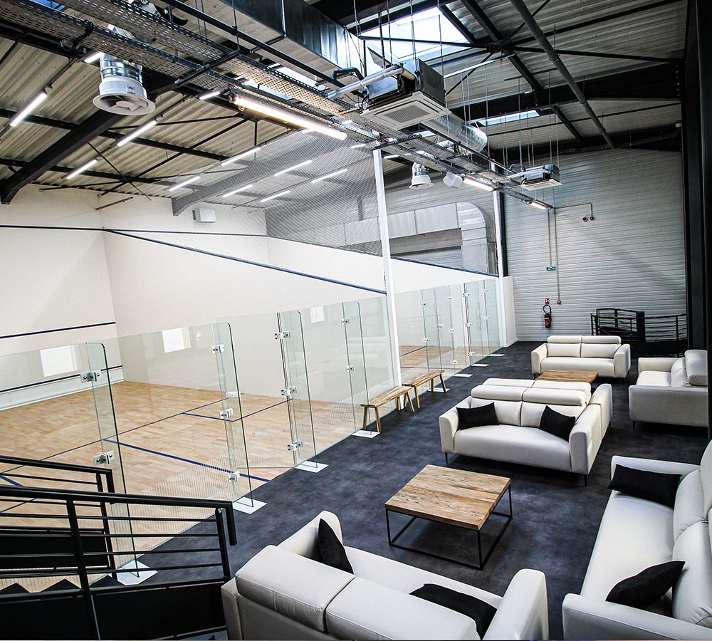 les terrains de squash du centre squash horizon